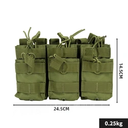 Bolsa táctica porta cargadores universal MOLLE para fusil de asalto