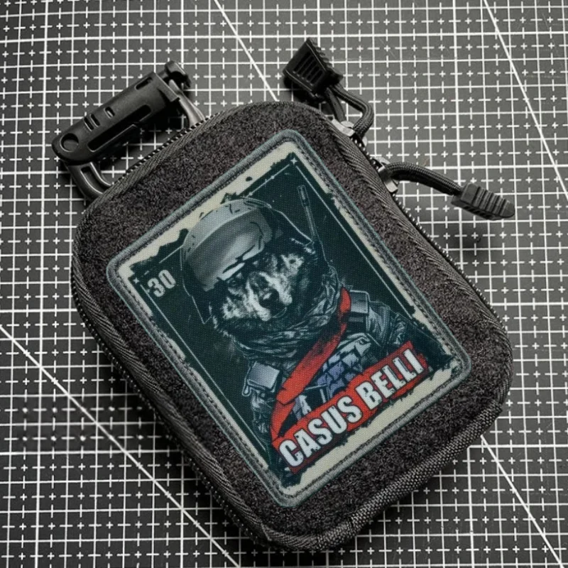 Parche táctico "perro", insignia de moral militar, impresión de gancho y bucle, mochila, accesorios de decoración de ropa, pegatinas, brazalete - imagen 3