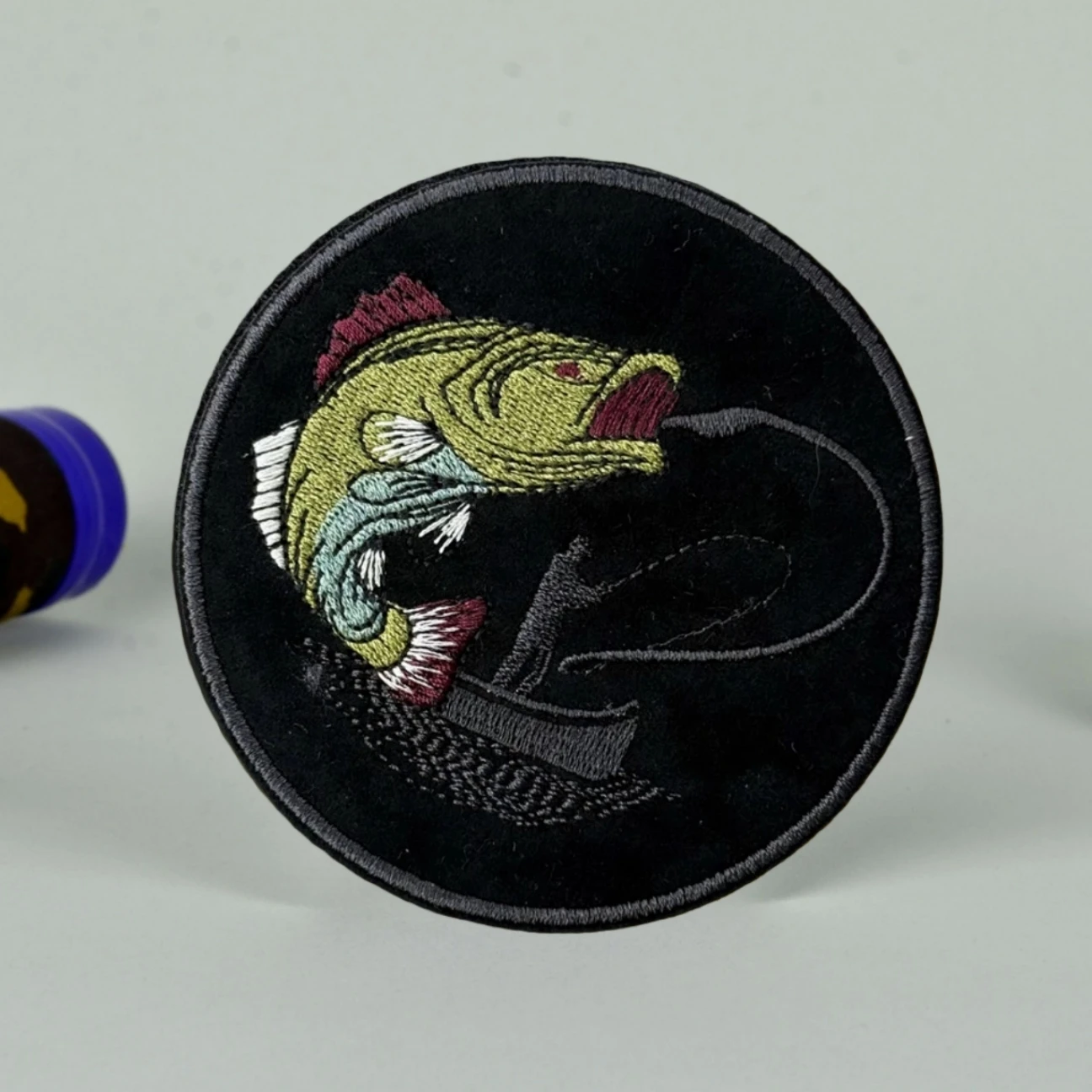 Parche de pesca sin juramiento, gancho y bucle de moral táctico, pegatina personalizada para mochila del ejército militar, parches bordados para ropa - imagen 5