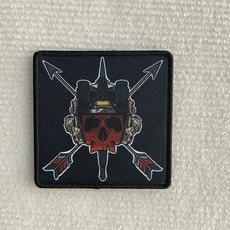 Parche de calavera táctica, insignia de soldado de Ángel militar, gancho impreso y bucle, mochila, ropa, accesorios decorativos, pegatina, brazalete - imagen 5