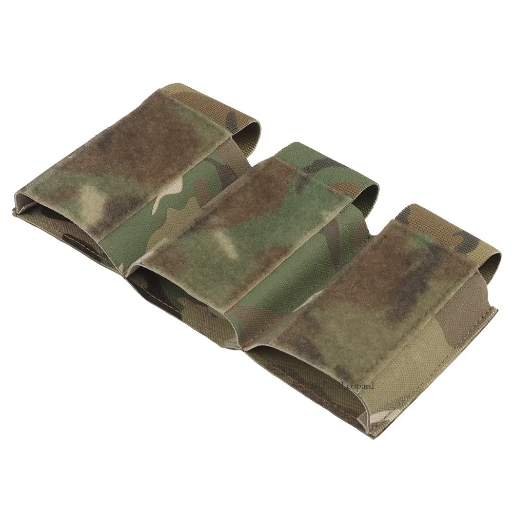 Chaleco táctico, bolsa Triple para revistas 5,56, 7,62 AK, bolsa para Rifle Mag, FCPC, canguro, gancho, bucle, bolsillo, portador de placa Airsoft - imagen 3