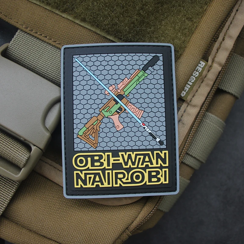 Accesorios para bolsa al aire libre God of War, insignia de goma de PVC, brazalete cortavientos, chaqueta de moral SAS, mochila, parche de gancho DIY - imagen 3