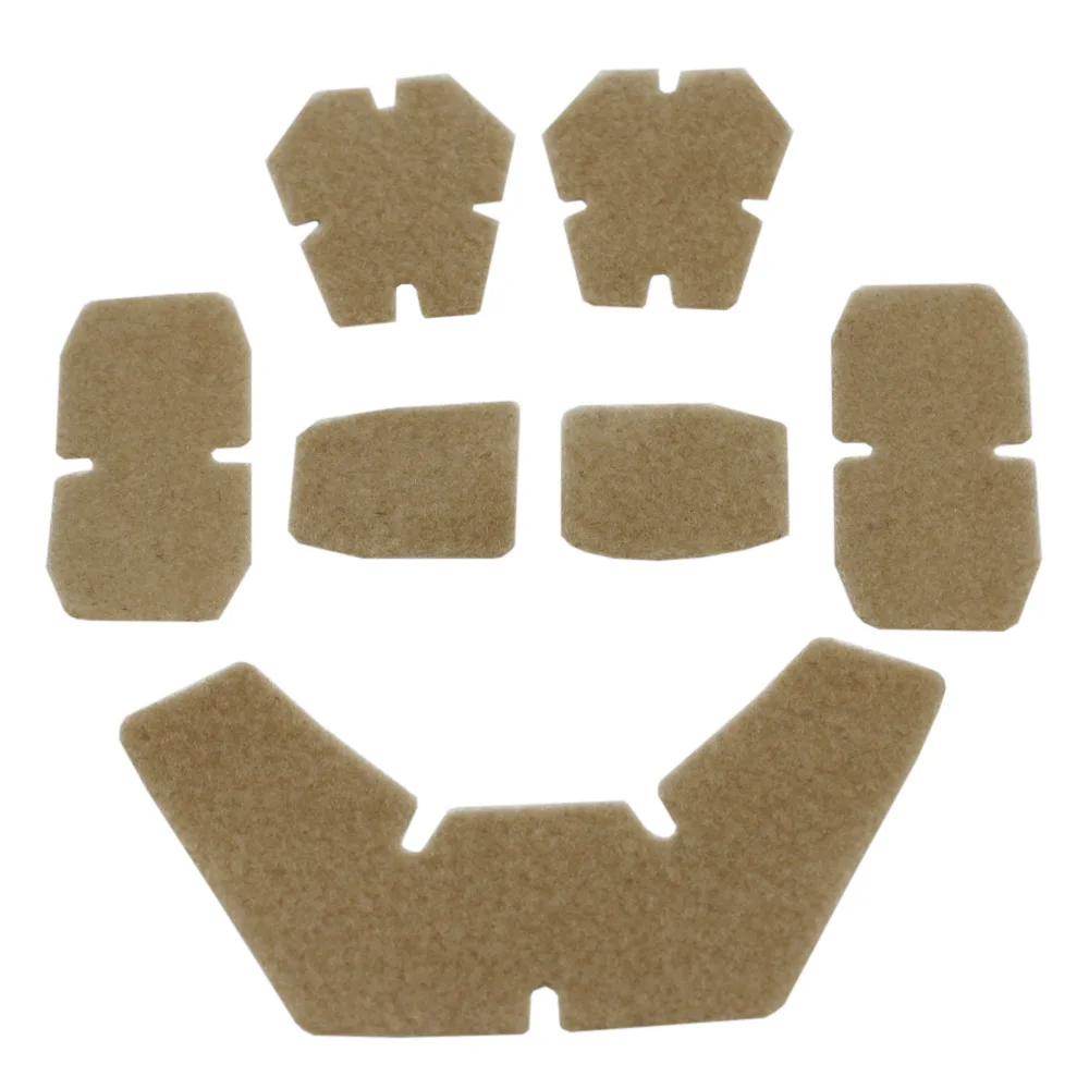 Piezas parches - Detalle de materiales