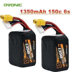 Batería Lipo 6S 22,2 V 1350mAh 150C con enchufe XT60 para helicóptero RC Quadcopter FPV Racing Drone Parts 22,2 V, batería recargable