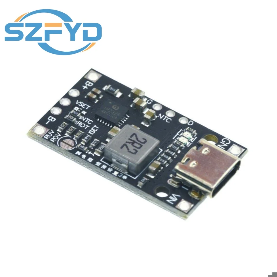 Módulo de refuerzo de carga de batería de litio tipo C USB 2/3S BMS 15W 8,4 V 12,6 V 1.5A con soporte equilibrado carga rápida con indicador - imagen 4