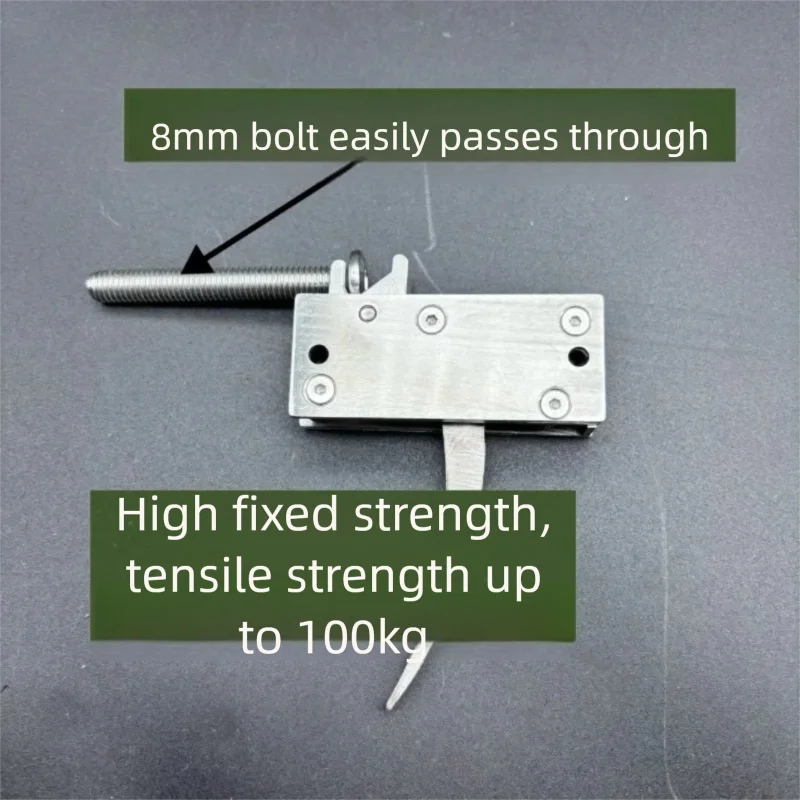 Dispositivo de liberación frontal de tres eslabones, dispositivo de liberación de cuerda de arco, capacidad de carga, 220 libras, resistente, seguro y flexible - imagen 3