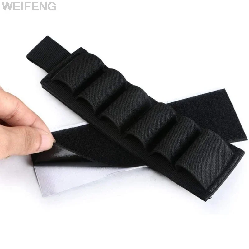 Bolsa táctica de 6 balas, soporte de carcasa de culata de cartucho 12/20GA, gancho mágico y bucle, soporte para cartucho de bala, tiro de caza - imagen 5