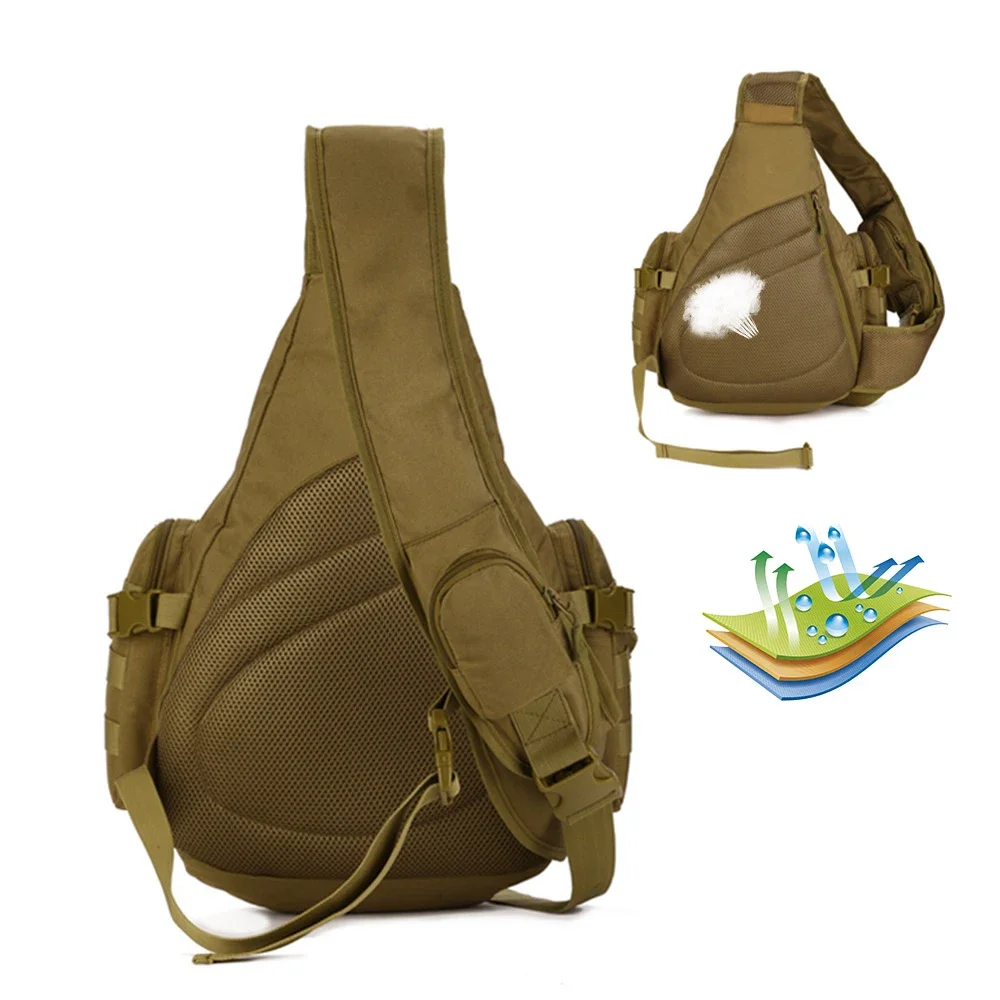 Mochila táctica MOLLE impermeable para portátil 14” y viaje - imagen 3