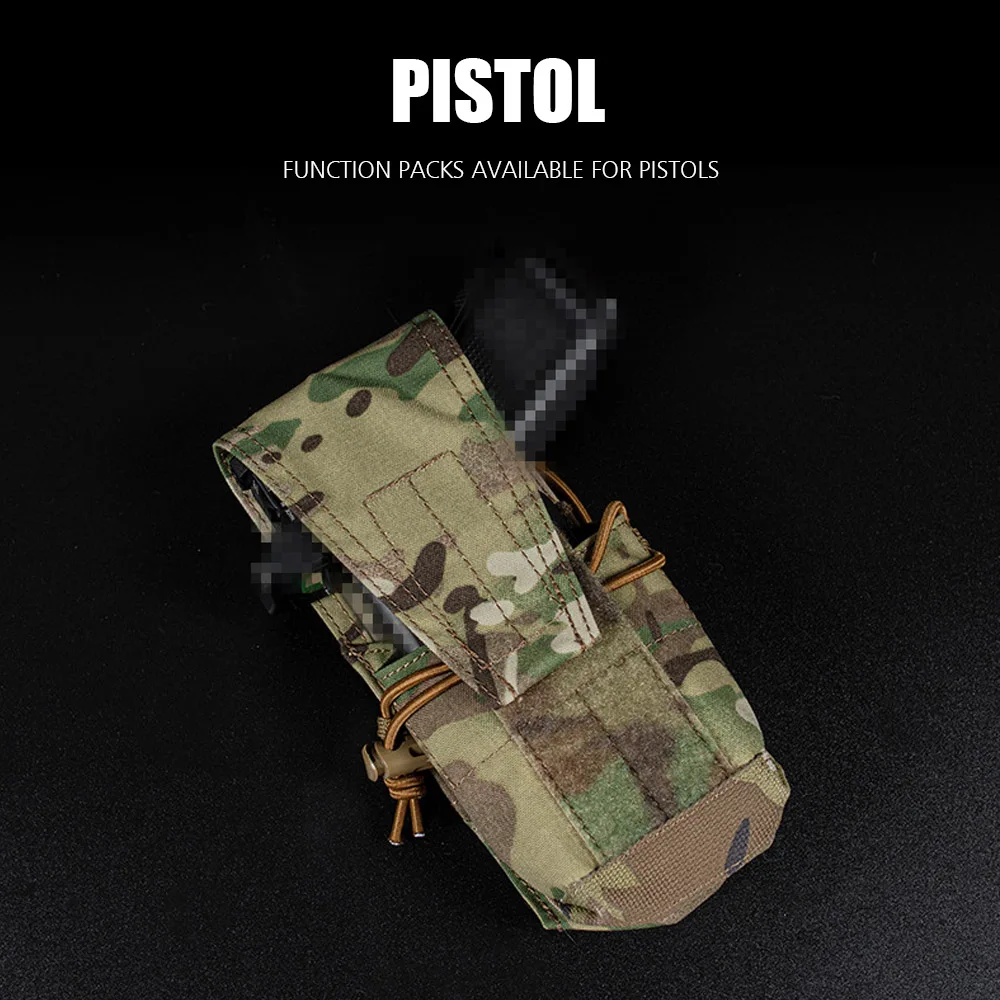 Chaleco militar táctico M4 5,56 multifunción, bolsa de Radio MOLLE para caza, Airsoft, Paintball, Glock, funda de pistola, bolsa de herramientas - imagen 3