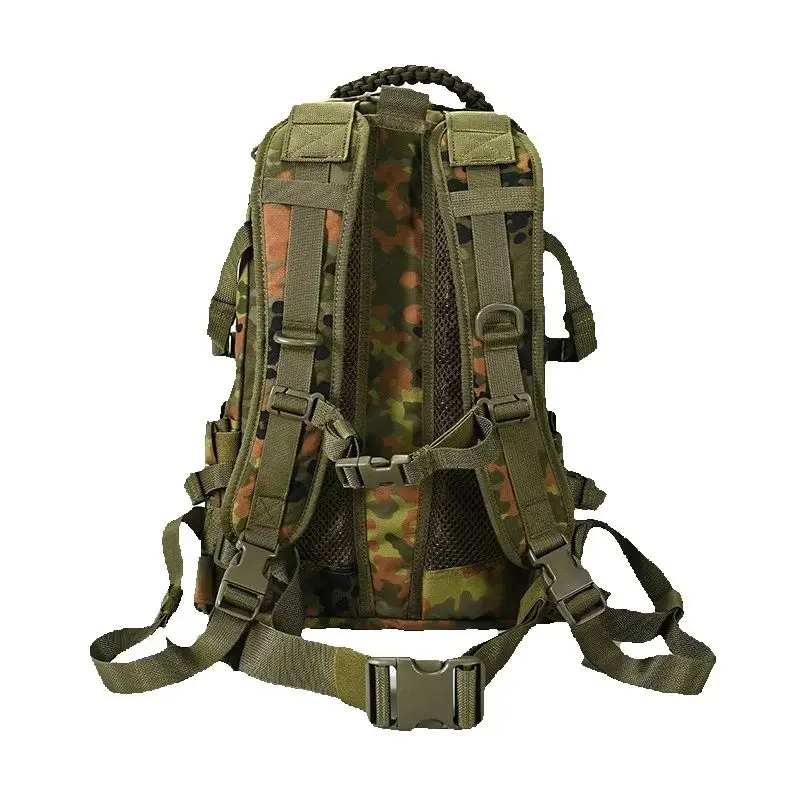 Mochila táctica Flecktarn corte láser nylon 550D portátil - imagen 4