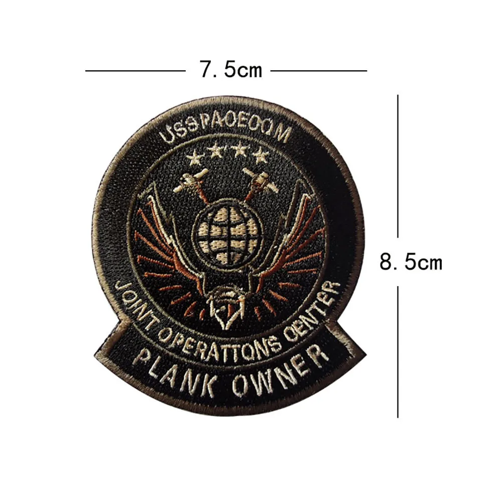 Parche bordado del Comando Espacial del Ejército de EE. UU., parches tácticos militares para ropa, mochila, gancho, insignias de bucle, pegatinas de brazalete - imagen 5