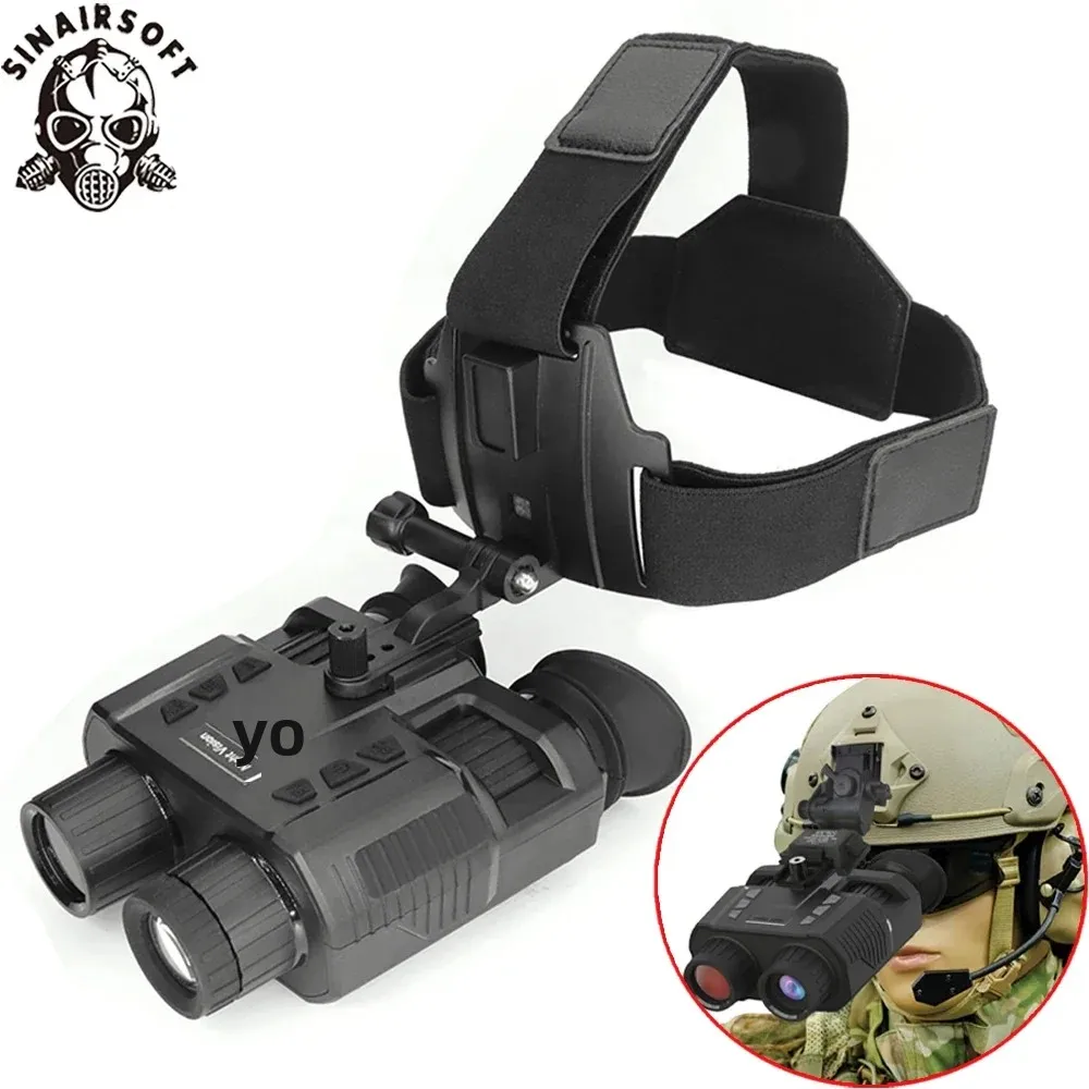 Telescopio de gafas de visión nocturna Digital NV8000, binoculares para casco, grabación de vídeo/audio con Sensor de 3M 1080P para vigilancia de caza - imagen 2