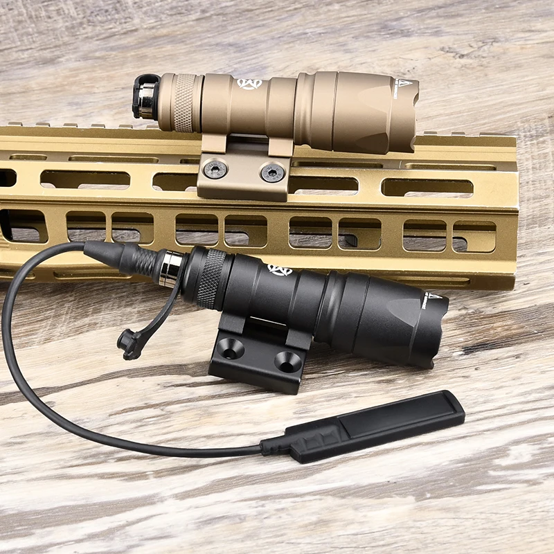 SF M300, juego de Base de logotipo defensivo táctico, linterna de 400 lúmenes, potente salida, luz de cazador para Mlok Keymod - imagen 5