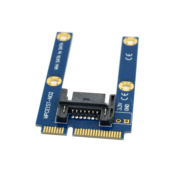 Chenyang-Mini PCI-E mSATA SSD a disco duro plano SATA de 7 pines, adaptador de extensión PCBA, 50mm, NGFF - imagen 4