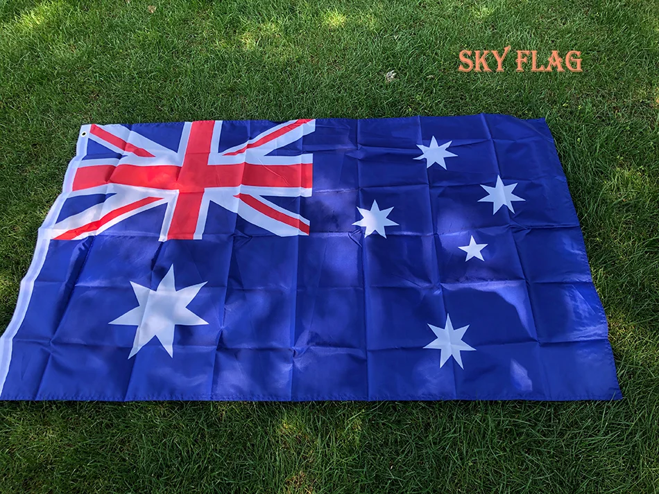 Bandera del SKY, bandera de Australia, 90x150cm, colgante de poliéster impreso, pancarta nacional australiana, decoración del hogar para celebración - imagen 2