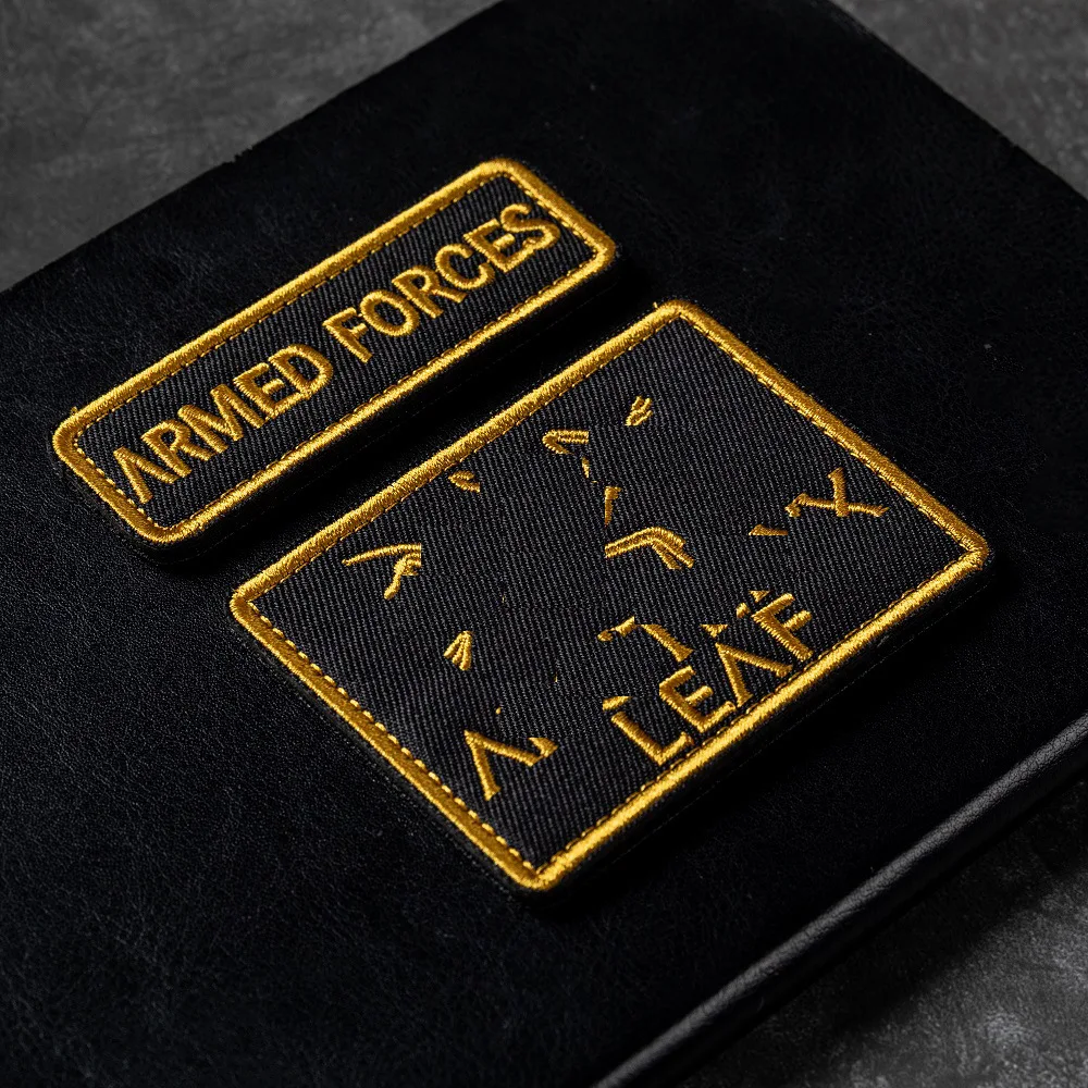 Insignia reflectante cortada con láser, parche para brazo de chaqueta de combate de aves militares, etiqueta de abridor de lubina, hacha de batalla de hojas con parche para mochila - imagen 4