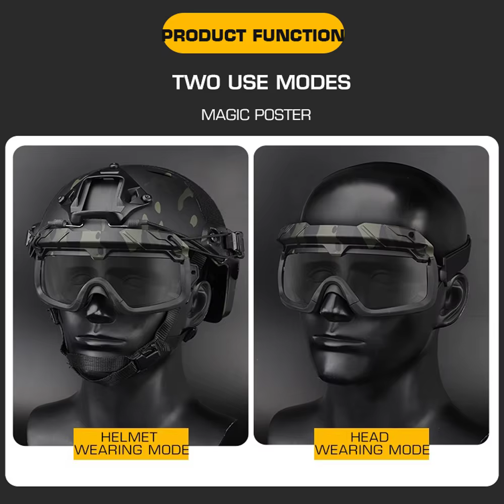 Gafas tácticas protectoras antiniebla para Airsoft y Paintball - imagen 2