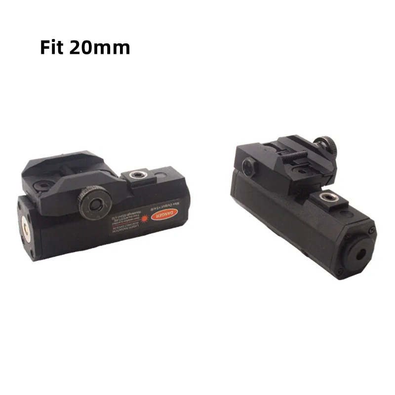 Mira láser roja con carga USB recargable compatible con riel Picatinny de 20 mm - imagen 4