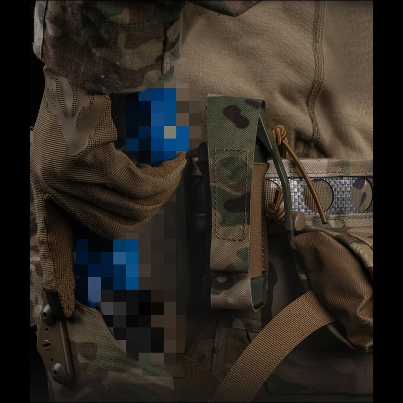 Bolsa táctica polivalente WG con MOLLE para granada y cargadores - imagen 5