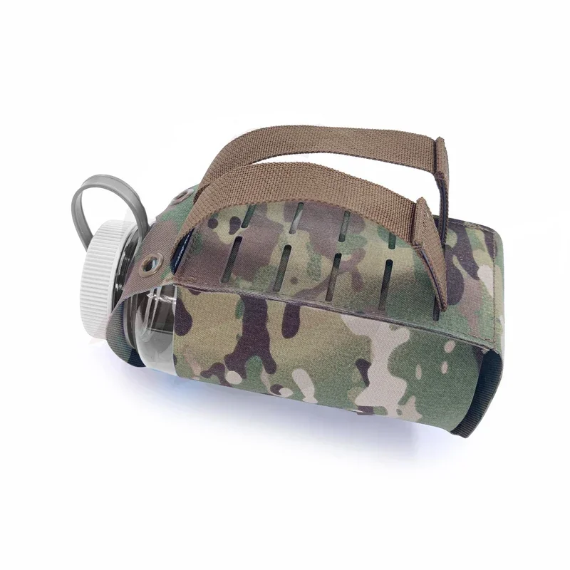 Bolsa táctica para botella de agua estilo SS, portabotellas Airsoft, bolsa Molle, chaleco de caza, portador de placa, 32 Oz, 1L, accesorios - imagen 4