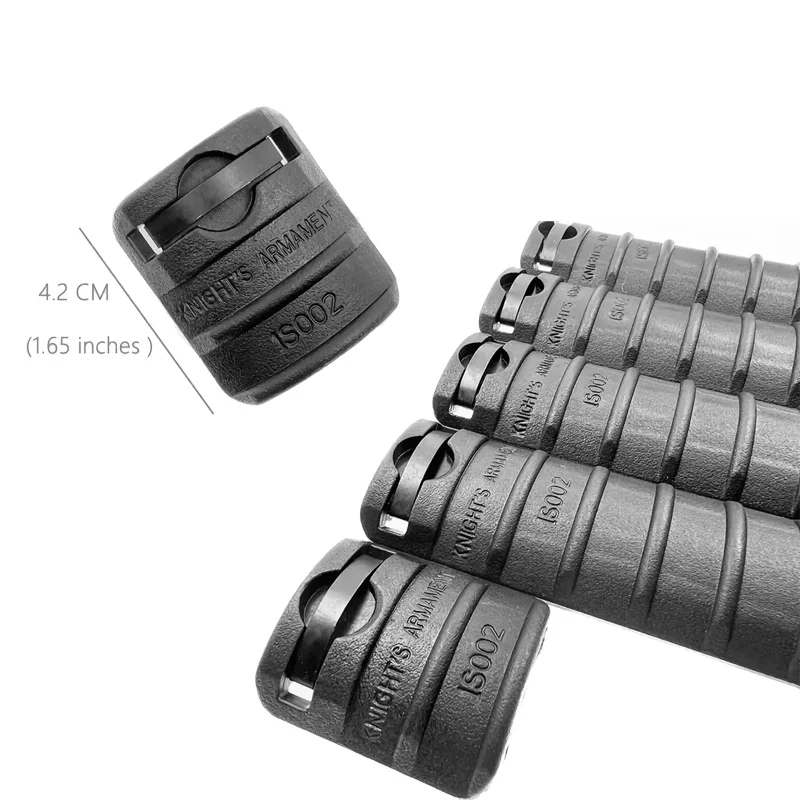 Panel Protector de guardamanos con cubierta de riel KAC, Material de nailon duradero, fácil accesorio a rieles, para caza, accesorios para pistolas de juguete, 5 uds. - imagen 4