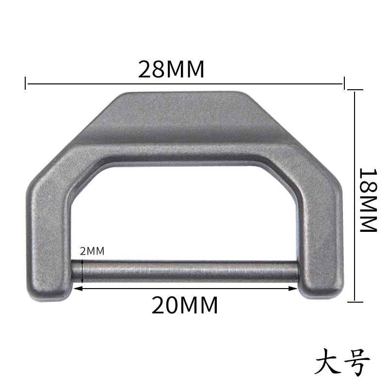 LLavero de aleación de titanio con botón de herradura, accesorios para colgar en la cintura, colgante, hebilla, estribo - imagen 5