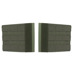 Chaleco táctico portaplacas MOLLE lateral con bolsillo para radio