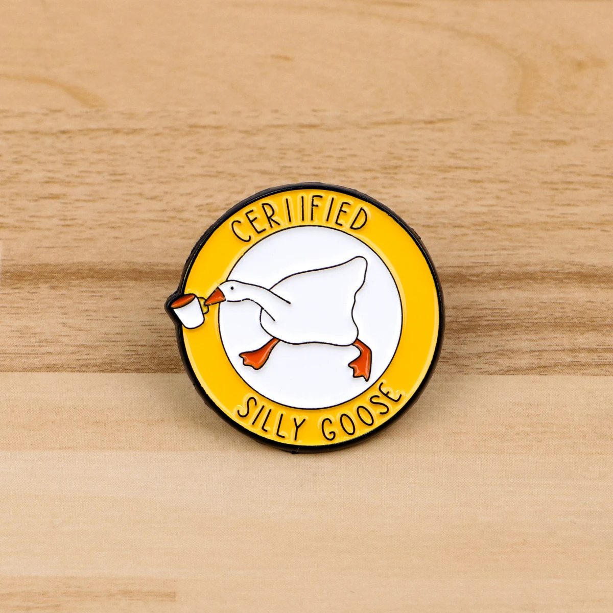 Insignias de Metal de ganso tonto, broches de animales de dibujos animados, accesorios de joyería, Collar, bolsa de ropa, Pin de solapa, decoración de camisa - imagen 2