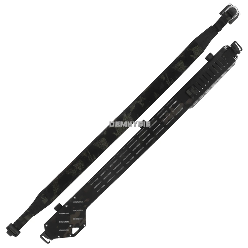 Cinturón de batalla de combate táctico, hebilla de liberación rápida CS, cinturón de entrenamiento de tiro de caza, cinturones deportivos Airsoft 2 en 1 - imagen 4