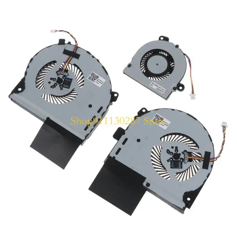 J1HC 1 Juego ventilador refrigeración CPU 12V para radiadores ordenador portátil para rog GL703 GL703GS GL703GM