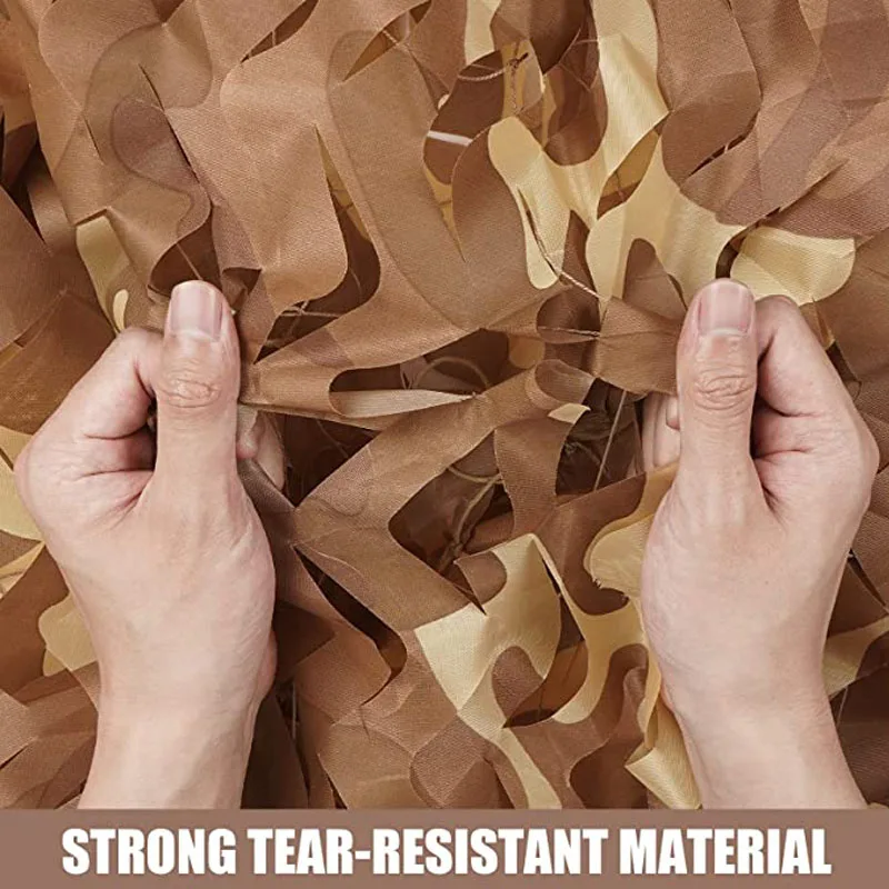 Malla de camuflaje reforzada 3x4m 2x10m 2x5m 4x5m Gazebo de playa toldo de jardín malla de lona de camuflaje 7 colores - imagen 5