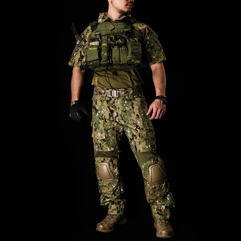 Emersongear versión de verano conjunto de combate uniforme ropa traje camisas pantalones caza senderismo al aire libre Airsoft EM6902