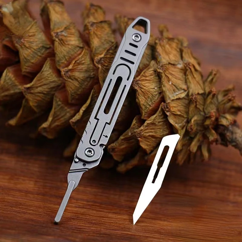 Cuchillo plegable táctico de acero inoxidable para EDC y exterior - imagen 3