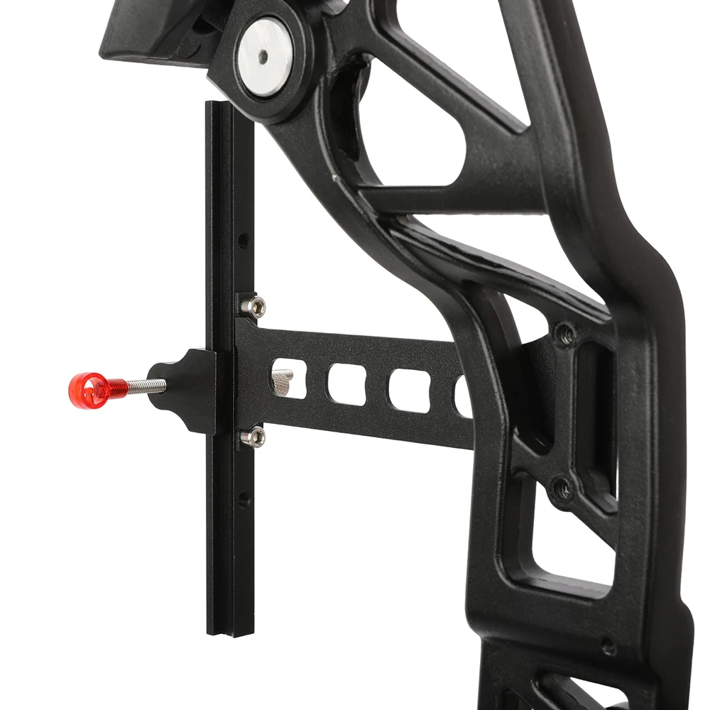 Mira de arco recurvo, ajuste de aleación de aluminio negro para arco recurvo, tiro con arco, objetivo, caza - imagen 3
