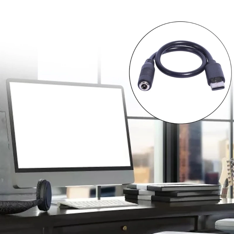 Cable adaptador carga USB tipo macho a 3,5x1,35mm para tabletas móviles, envío directo - imagen 3