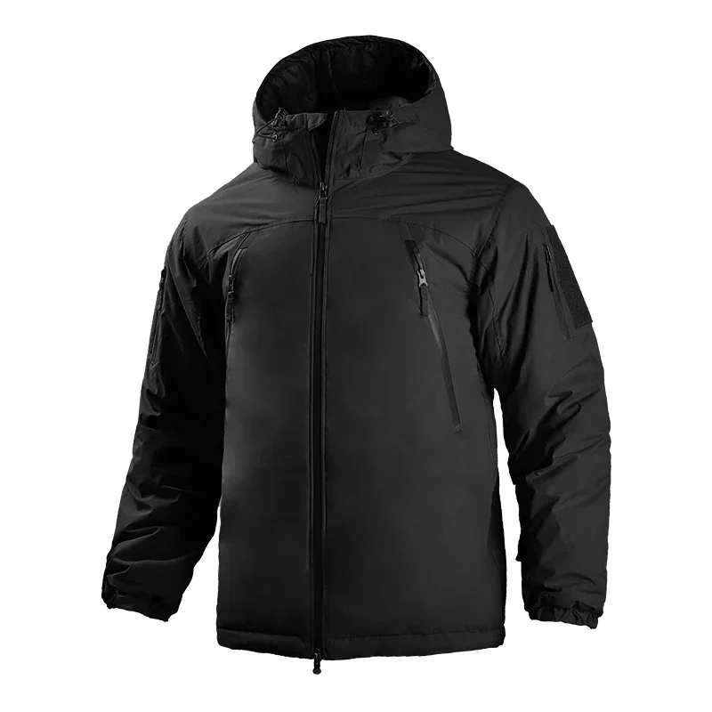 Chaquetas de invierno para hombre, abrigo de algodón, chaqueta táctica Softair para hombre, ropa cálida a prueba de viento, camuflaje, senderismo, ropa gruesa - imagen 3