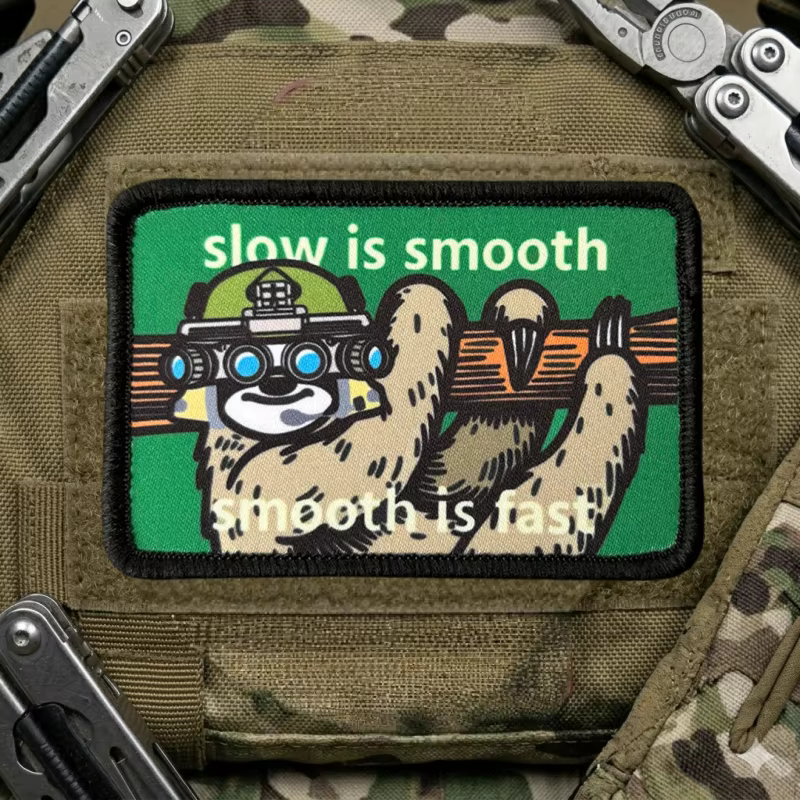 Parche moral táctica gancho y bucle Slow is Smooth – Mochila - imagen 5