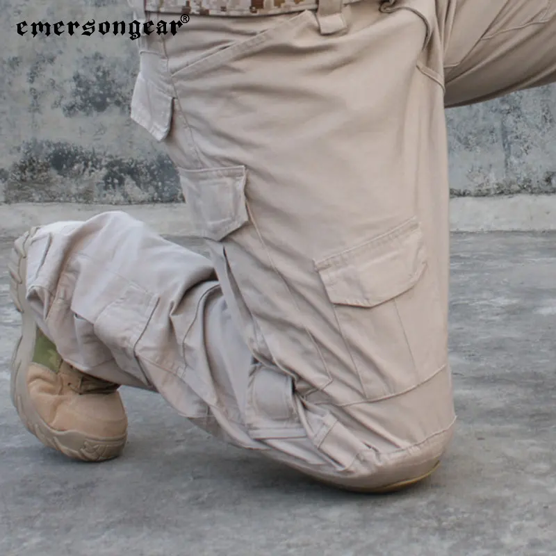 Emersongear pantalones de combate Gen 2 G2 para hombre, pantalones Cargo de servicio, caza, tiro al aire libre, ciclismo, senderismo, entrenamiento deportivo TAN - imagen 5