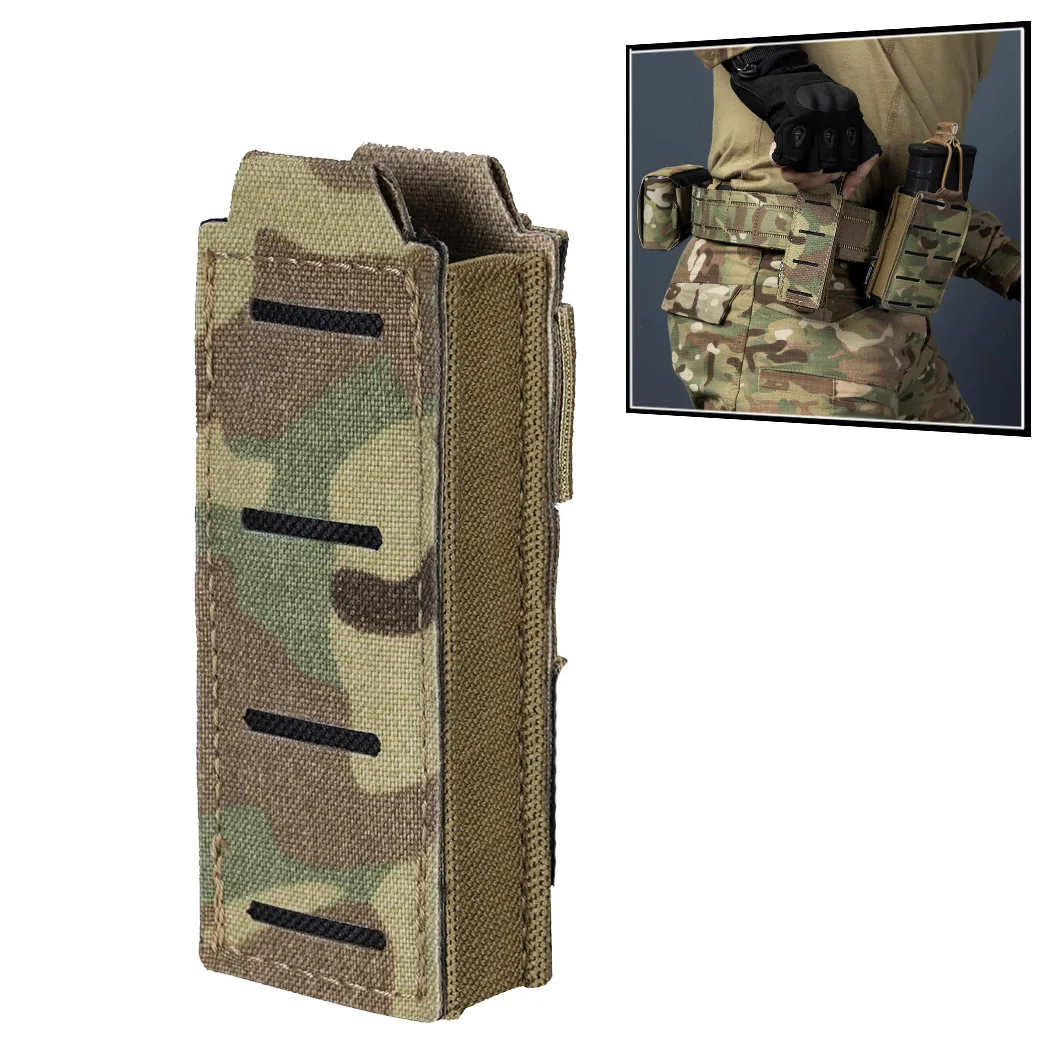 Bolsa magnética para pistola individual, bolsa elástica Molle superior abierta para M1911 92F 9mm.40 Magzines Airsoft Paintball Gear, funda para linterna