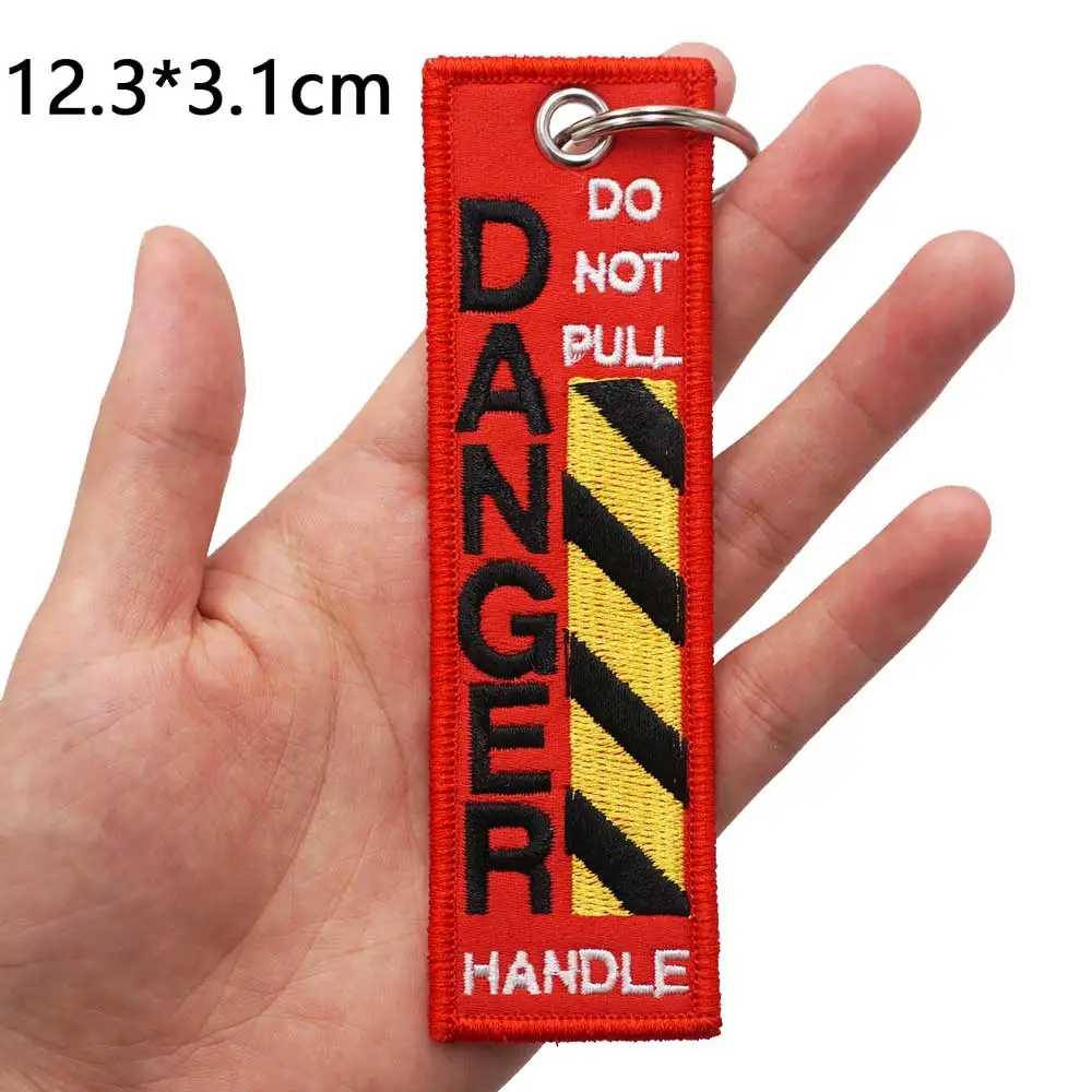 No tire del llavero bordado con llavero para pilotos - imagen 2