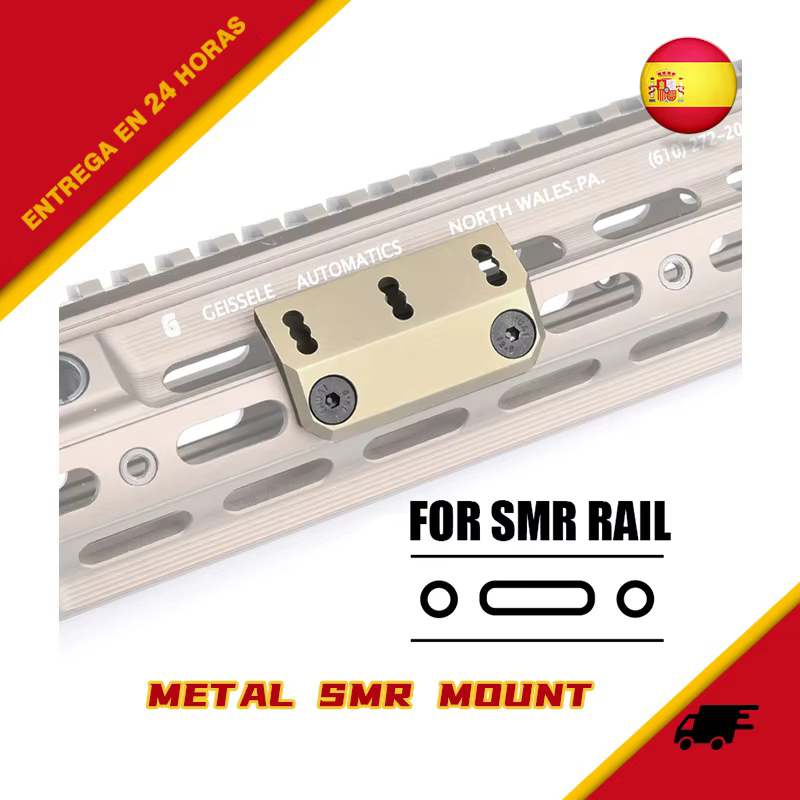 Soporte offset linterna Surefire M300 M600 – Táctico para riel SMR