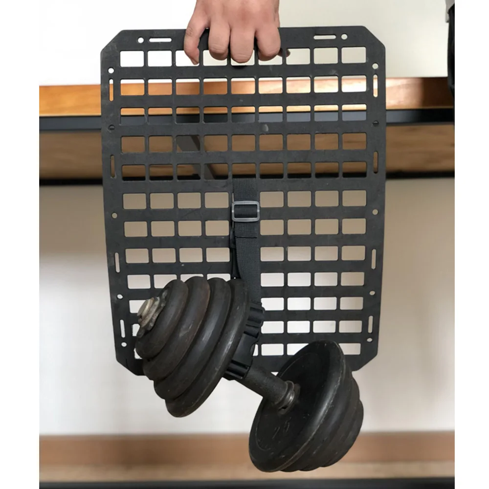 Molle-organizador de plástico ABS para asiento trasero de coche, colgador de herramientas de asiento de vehículo para equipo de caza y Airsoft - imagen 4