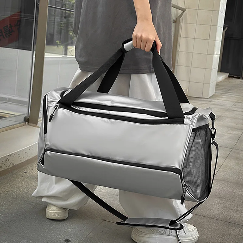 Bolso de viaje para Fitness, bolso cruzado para entrenamiento, gimnasio, Yoga, deportes al aire libre, senderismo, Camping, equipaje grande, bolso de hombro universitario - imagen 3