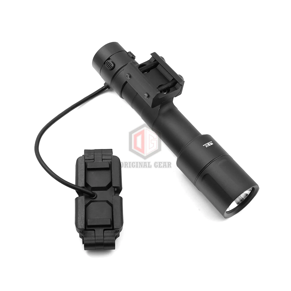 Linterna para arma, luz exploradora táctica de 1400 lúmenes, tamaño completo, REIN 2,0 MCH, salida única con riel Picatinny de 20mm - imagen 4