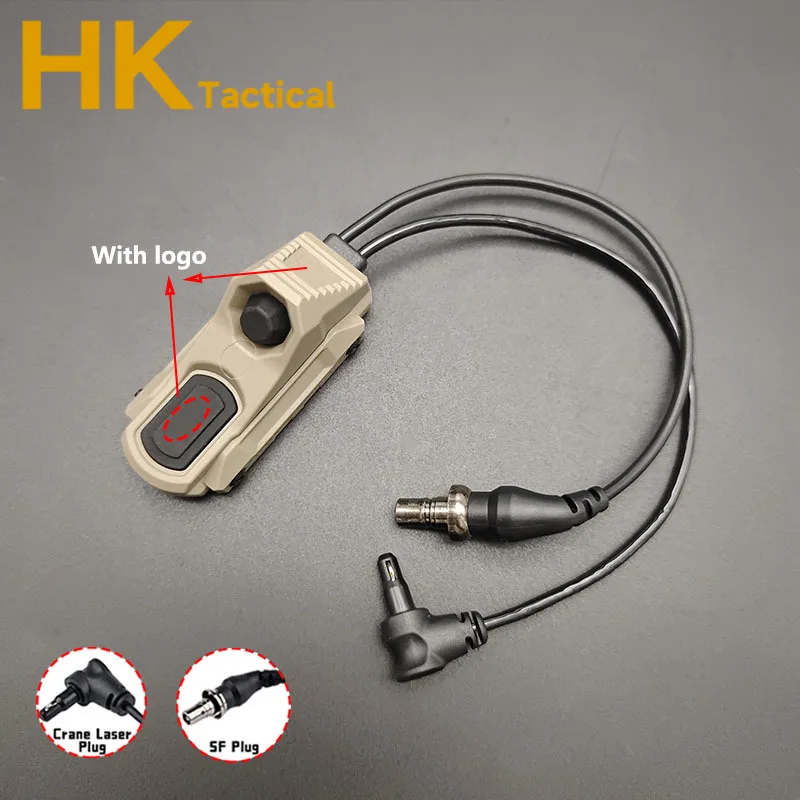 Unidad Táctica con botón de doble función, interruptor remoto de presión Surefir M300 M600 OTAL-C PEQ DBAL A2 2,5/3,5/DC/SF, enchufe compatible con riel de 20mm - imagen 5