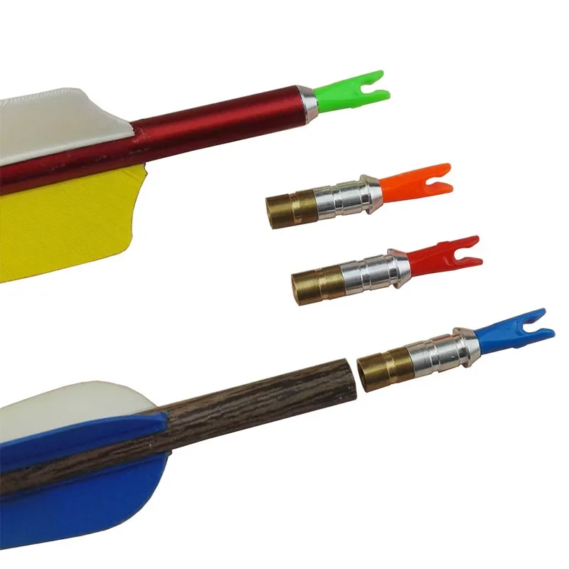 Pin de flecha y dardo de grano de 25/50/12/20mm, 6,2 piezas, ID, 100mm, adaptador de herramientas, arco recurvo compuesto de caza - imagen 3