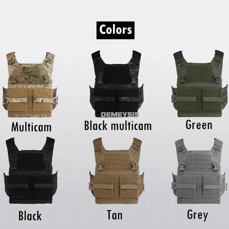 Chalecos de caza al aire libre, chaleco portador de placa de combate táctico Airsoft de liberación rápida, equipo CS, chaleco de tiro de Paintball - imagen 2