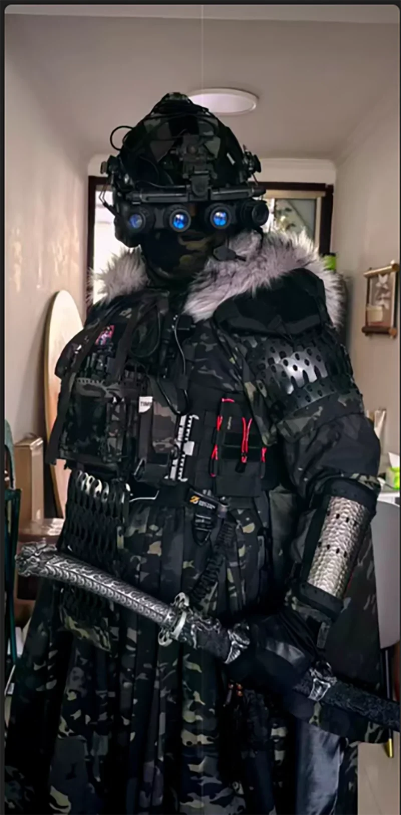 Abrigo táctico de invierno para caza, chaleco táctico de estilo nacional para exteriores con capa adjunta - imagen 5