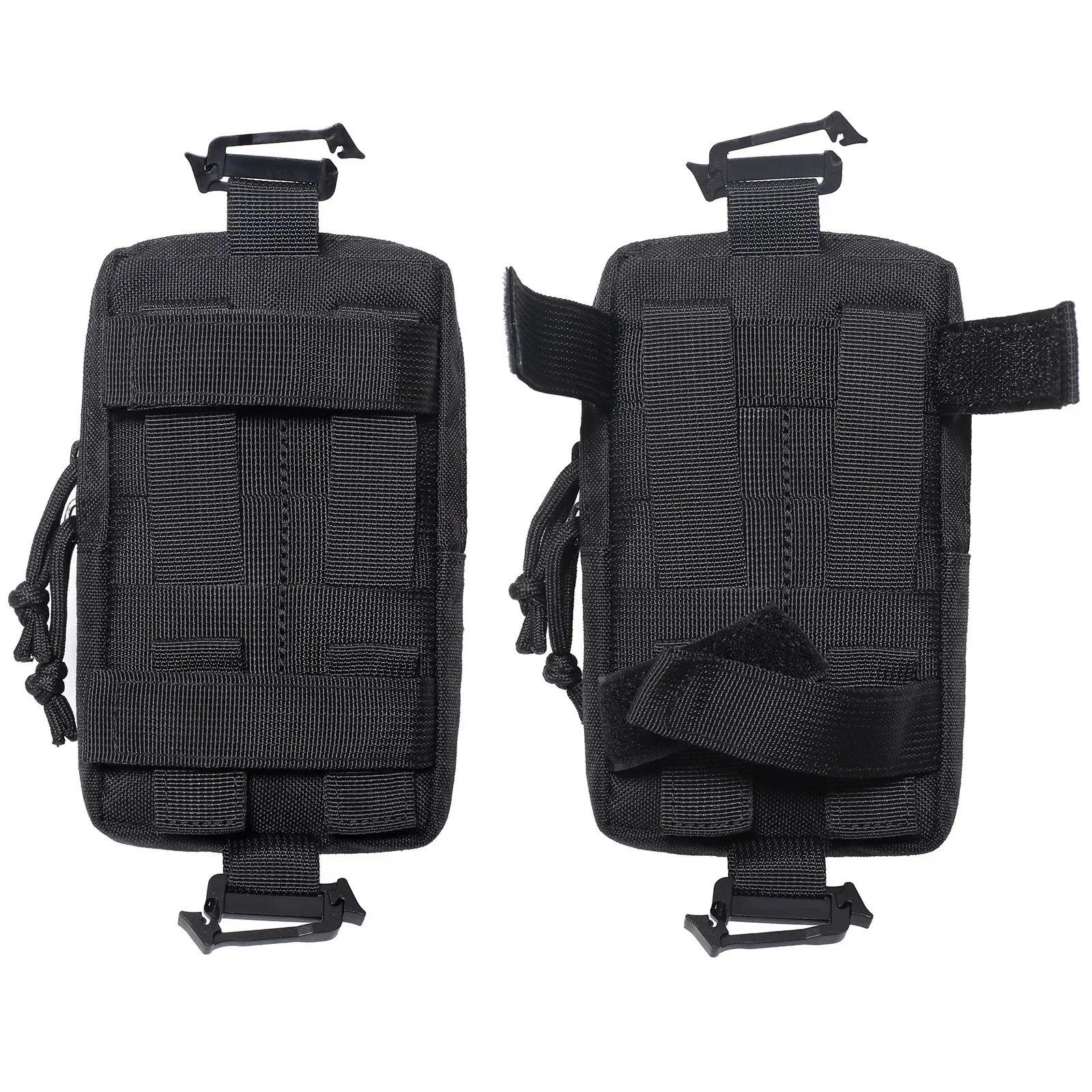 Mochila Molle con correa, soporte para teléfono, deportes al aire libre, correr, acampar, senderismo, caza, organizador de accesorios, herramienta EDC, bolsa de cintura - imagen 5