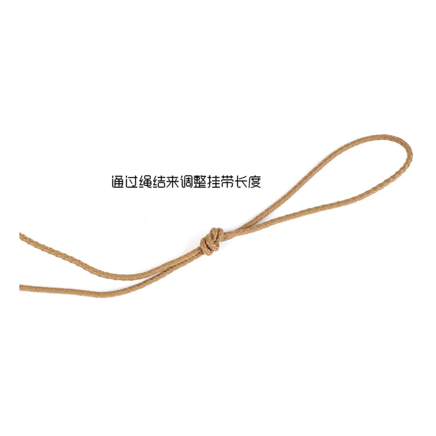 Tarjeta de trabajo táctica al aire libre estilo SS/tarjeta de exposición/portatarjetas de identificación bolsillo para tarjetas en el pecho con cuerda colgante - imagen 4